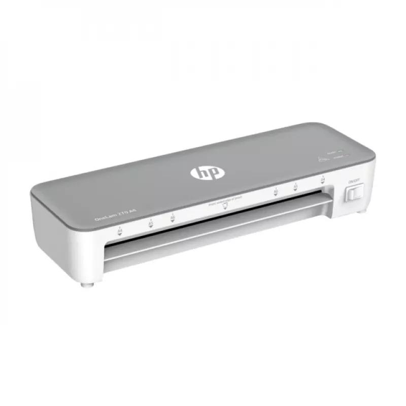 HP OneLam 270 A4 Hot laminator 270 mm/min Grey, White
