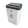 Paper shredder HP ONESHRED Auto 200CC — auto-feeding 200-sheet capacity, micro-cut P-4, 28 L bin, white-gray