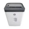Paper shredder HP ONESHRED Auto 200CC — auto-feeding 200-sheet capacity, micro-cut P-4, 28 L bin, white-gray