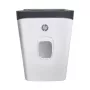 Paper shredder HP ONESHRED Auto 200CC — auto-feeding 200-sheet capacity, micro-cut P-4, 28 L bin, white-gray