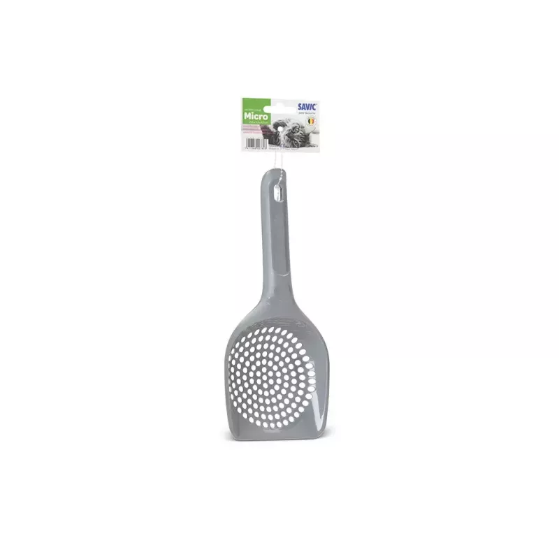 Litter scoop Savic Micro 225×115×45 mm plastic for cats, grey