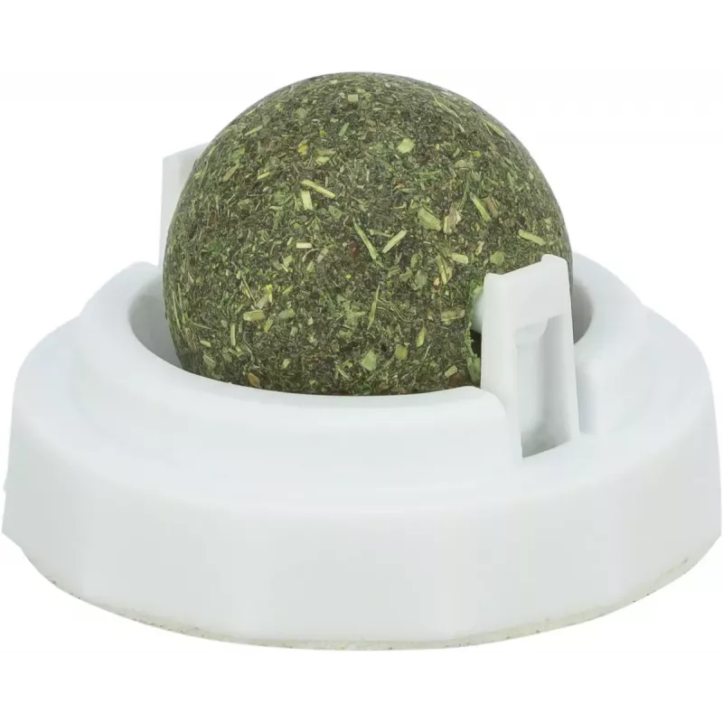Cat toy Trixie TRIXIE 42242 catnip green white 5 cm, technopolymer, full adhesive back