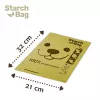 Compostable poop bags Starch Bag STARCHBAG BIO lilac, vegetable fibers, 8 × 15 pcs