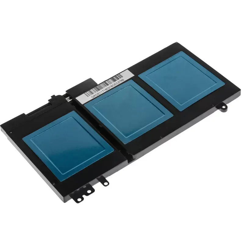 Battery Green Cell DE117 for DELL Latitude 11 3150/3160, 12/ E5250/E5270 — LiPo 11.1V 3400mAh, 4 cells, black