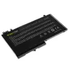 Battery Green Cell DE117 for DELL Latitude 11 3150/3160, 12/ E5250/E5270 — LiPo 11.1V 3400mAh, 4 cells, black