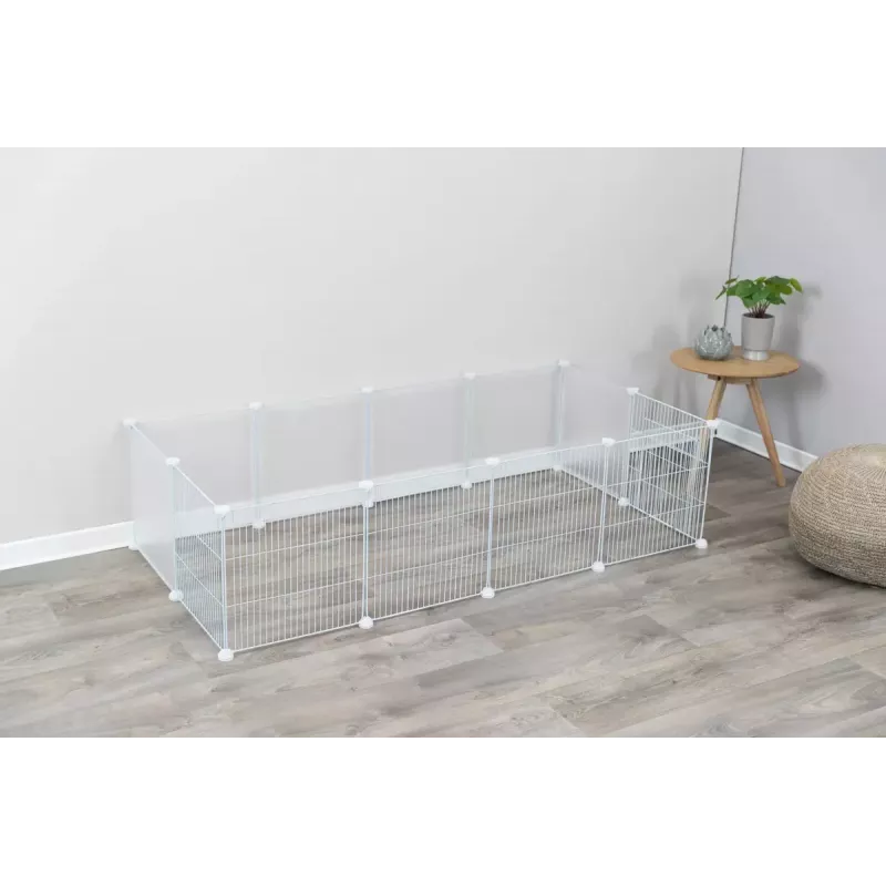 Cage Trixie Indoor Run TX-62460 for Guinea Pig/Rabbit, Metal, Grey, 1400×700×350 mm