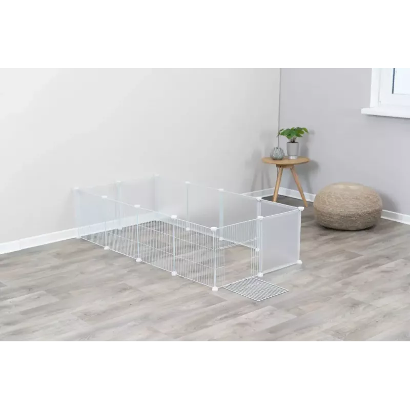 Cage Trixie Indoor Run TX-62460 for Guinea Pig/Rabbit, Metal, Grey, 1400×700×350 mm