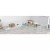 Cage Trixie Indoor Run TX-62460 for Guinea Pig/Rabbit, Metal, Grey, 1400×700×350 mm