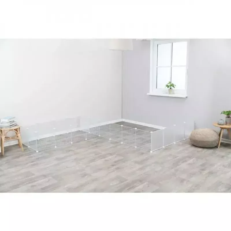 Cage Trixie Indoor Run TX-62460 for Guinea Pig/Rabbit, Metal, Grey, 1400×700×350 mm