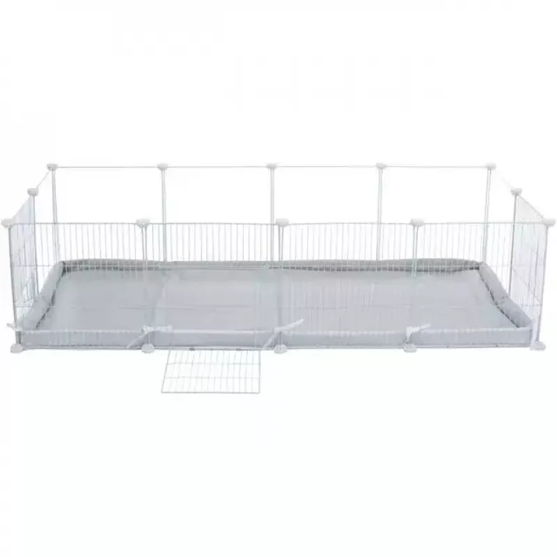 Cage Trixie Indoor Run TX-62460 for Guinea Pig/Rabbit, Metal, Grey, 1400×700×350 mm