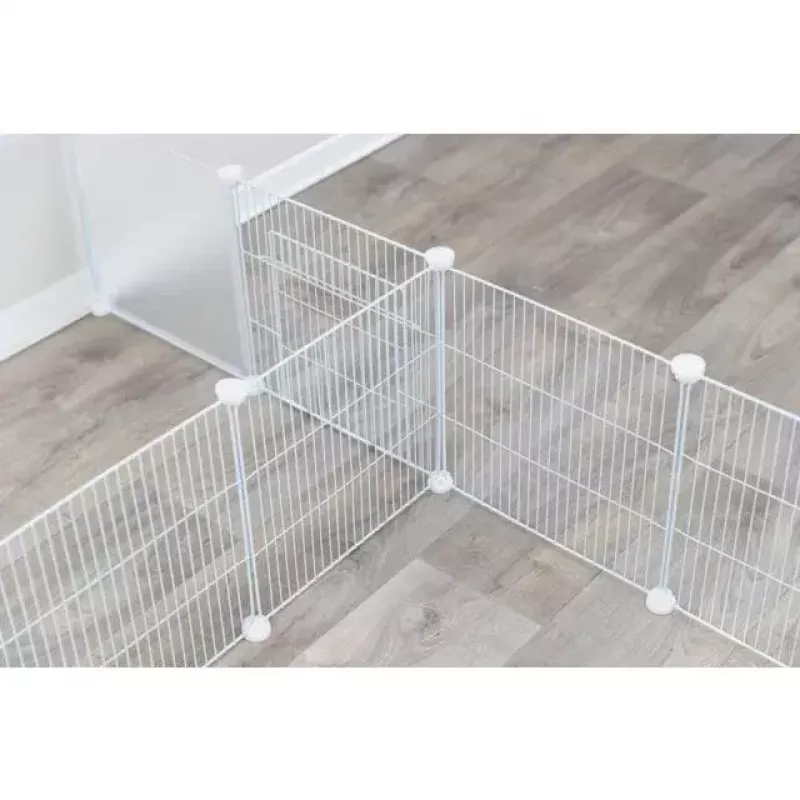 Cage Trixie Indoor Run TX-62460 for Guinea Pig/Rabbit, Metal, Grey, 1400×700×350 mm
