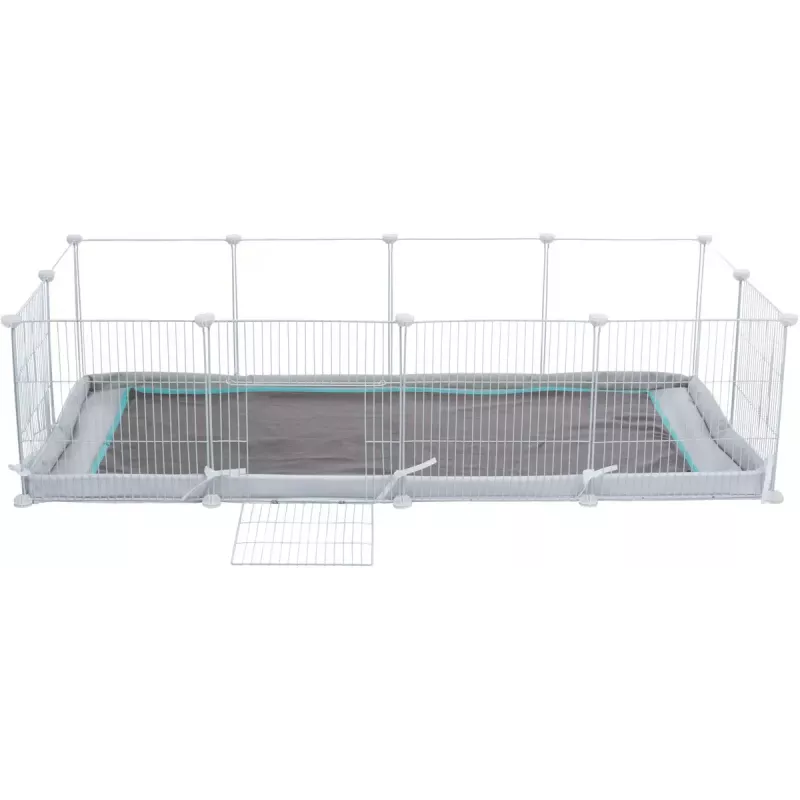 Cage Trixie Indoor Run TX-62460 for Guinea Pig/Rabbit, Metal, Grey, 1400×700×350 mm