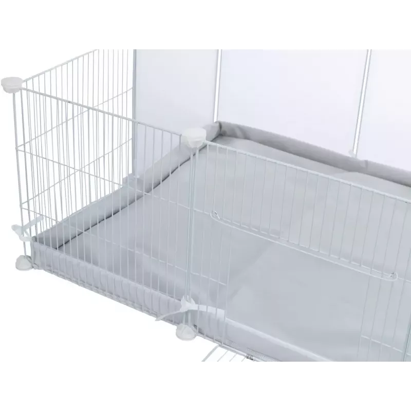 Cage Trixie Indoor Run TX-62460 for Guinea Pig/Rabbit, Metal, Grey, 1400×700×350 mm