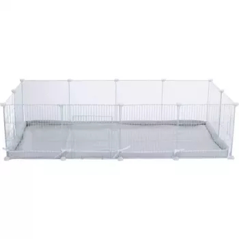 Cage Trixie Indoor Run TX-62460 for Guinea Pig/Rabbit, Metal, Grey, 1400×700×350 mm