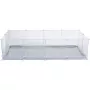 Cage Trixie Indoor Run TX-62460 for Guinea Pig/Rabbit, Metal, Grey, 1400×700×350 mm