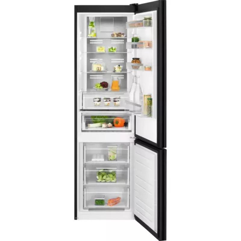 Electrolux LNT7ME36K2 fridge-freezer, 367 L (fridge 266 L, freezer 101 L), bottom freezer, No Frost, energy class E, black