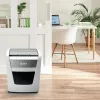 Paper shredder LEITZ IQ Autofeed Small Office50 P4 — micro-cut 4x28 mm, 50-sheet autofeed, 22 cm entry, 20 L bin