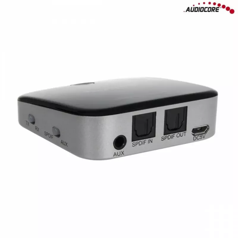 Audiocore AC830 (Baseus Qiyin) Bluetooth 5.0 AUX Receiver, Black