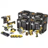 Cordless Combo Kit DeWalt DCK865P4T 18V — kit with four 5.0Ah batteries and TSTAK cases