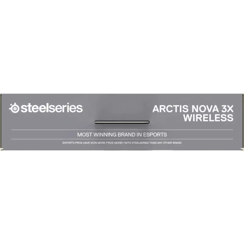 Headset STEELSERIES Arctis Nova 3X Wireless — binaural over-ear headset, Bluetooth 5.3, 2.4 GHz RF, 40 h battery, USB-C