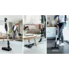 Stick vacuum Bosch BCS711PET — cordless 18V, 40 min runtime, 0.3 L bagless, for hard floors and carpets, red/black
