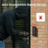 Smart door lock SwitchBot Keypad Touch — code and fingerprint access, black, CR123A batteries, wireless, 38×36×112 mm