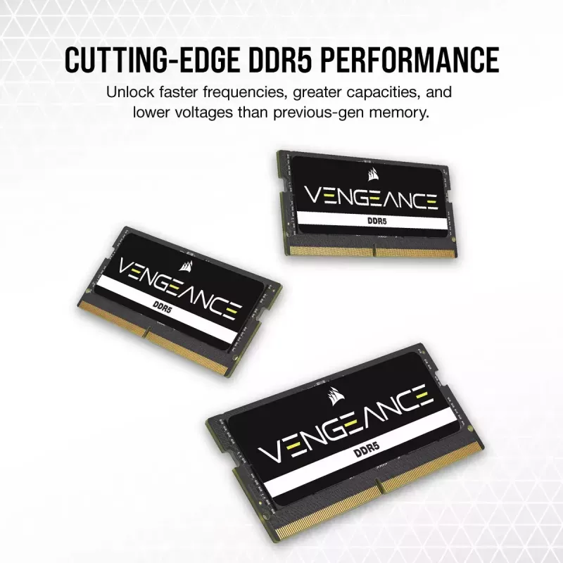 CORSAIR Vengeance DDR5 SDRAM 16GB 5200MHz CL44 SO DIMM 262-PIN