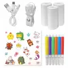 Children's digital camera MEDIA-TECH SNAPI MT4108 — 8 MP interpolated, 1280x720 LCD, 1000 mAh, USB-C, microSD slot, yellow