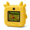 Children's digital camera MEDIA-TECH SNAPI MT4108 — 8 MP interpolated, 1280x720 LCD, 1000 mAh, USB-C, microSD slot, yellow