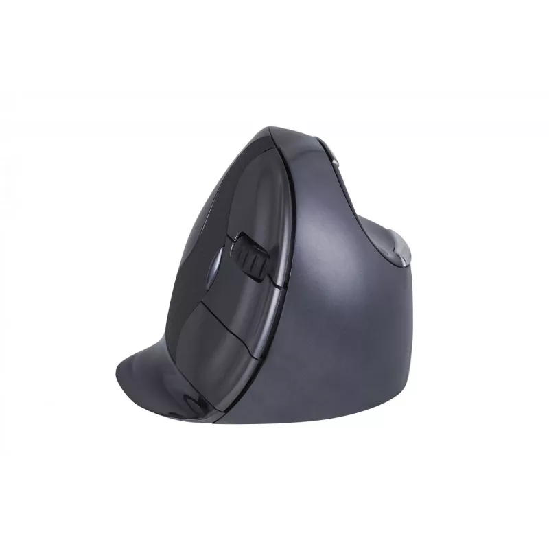 BakkerElkhuizen Evoluent D Small Wireless, Right-hand, Vertical design, Laser, RF Wireless, 3200 DPI, Black