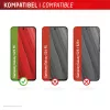 Clear tempered glass screen/back protector e.v.i. 02204 for Samsung Galaxy S25 FE, transparent, 1 pc
