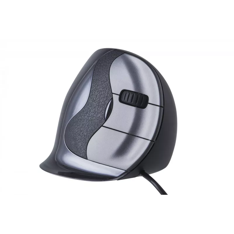 BakkerElkhuizen Evoluent D Medium, Right-hand, Vertical design, Laser, USB Type-A, 3200 DPI, Black
