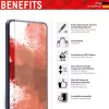 Displex Smart Glass (9H) for Samsung Galaxy A12/A13/A32 5G, Mounting Sticker, unbreakable, ultra-slim, invisible