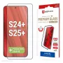 Displex Full Cover Screen Protector (10H) for Samsung Galaxy S24+/S25+, Eco Mounting Frame, Full Cover
