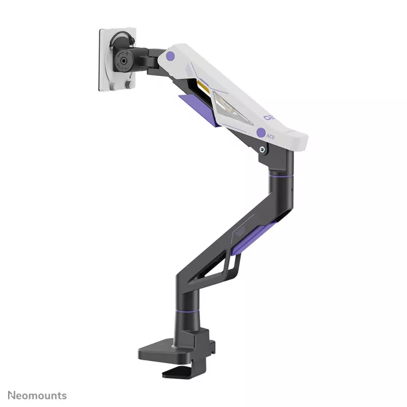 Neomounts DS70-256BL1 gaming monitor arm for 24–57 inch screens, gas spring, Topfix, 30 kg capacity, VESA 75–200 mm