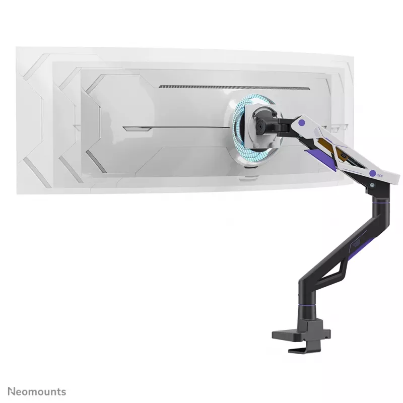 Neomounts DS70-256BL1 gaming monitor arm for 24–57 inch screens, gas spring, Topfix, 30 kg capacity, VESA 75–200 mm