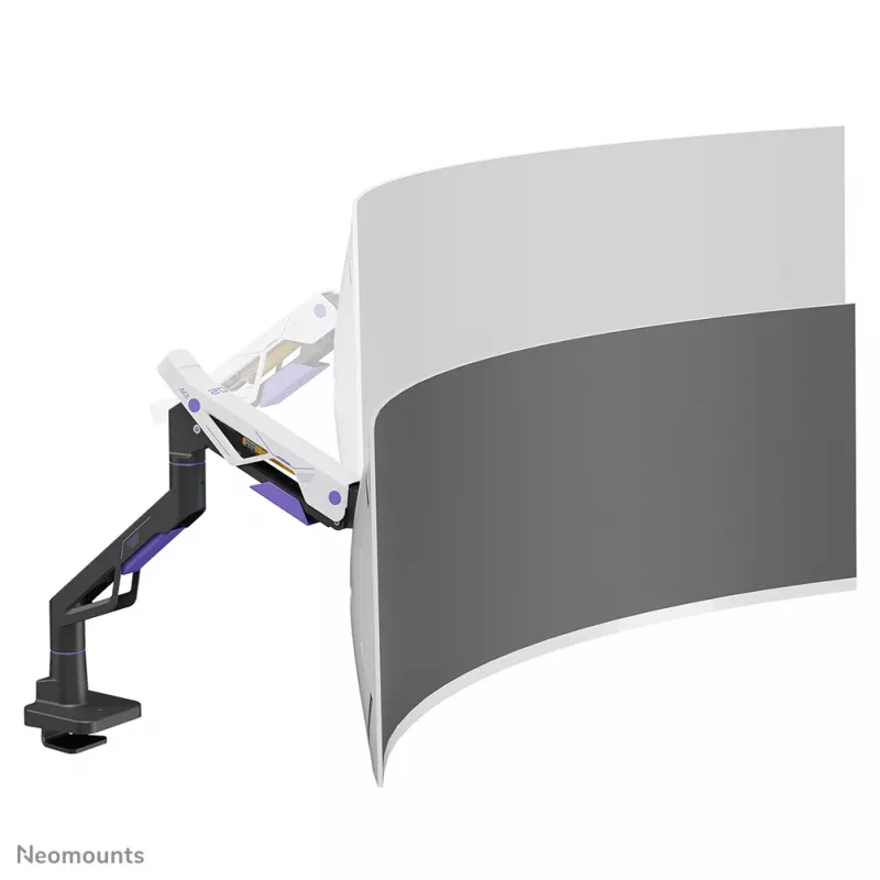 Neomounts DS70-256BL1 gaming monitor arm for 24–57 inch screens, gas spring, Topfix, 30 kg capacity, VESA 75–200 mm
