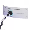 Neomounts DS70-256BL1 gaming monitor arm for 24–57 inch screens, gas spring, Topfix, 30 kg capacity, VESA 75–200 mm