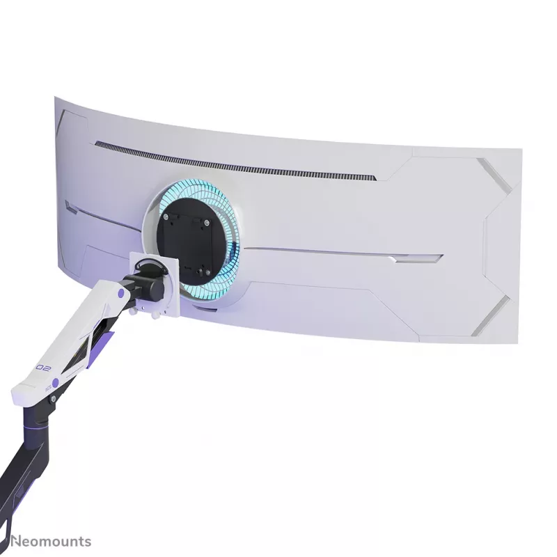Neomounts DS70-256BL1 gaming monitor arm for 24–57 inch screens, gas spring, Topfix, 30 kg capacity, VESA 75–200 mm