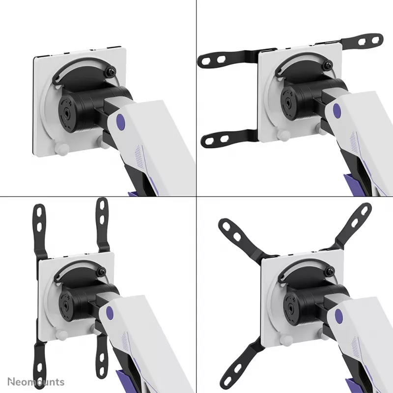 Neomounts DS70-256BL1 gaming monitor arm for 24–57 inch screens, gas spring, Topfix, 30 kg capacity, VESA 75–200 mm