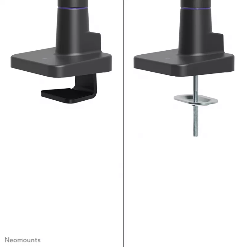 Neomounts DS70-256BL1 gaming monitor arm for 24–57 inch screens, gas spring, Topfix, 30 kg capacity, VESA 75–200 mm
