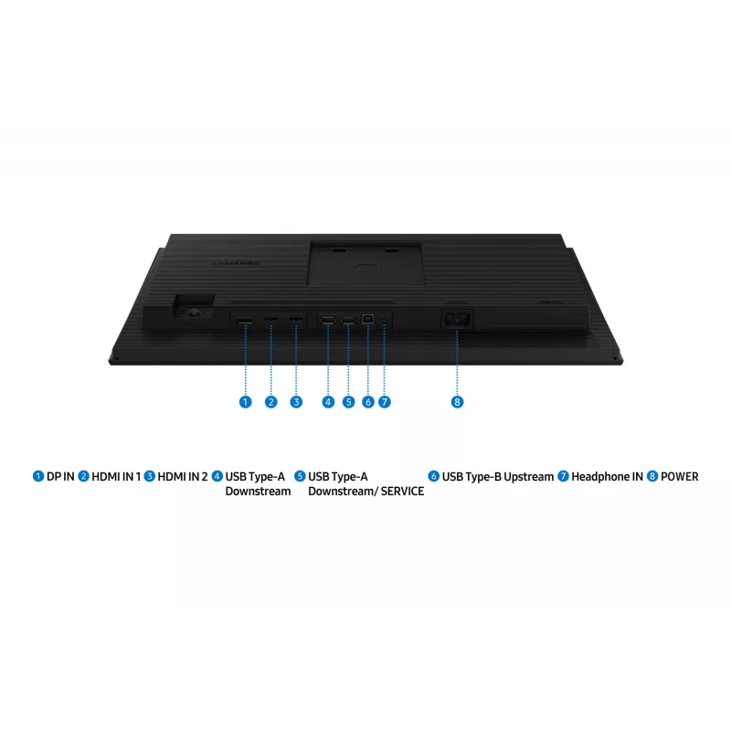 Monitor Samsung S40GD 22 inch (55.9 cm) Full HD 1920x1080 LCD 5 ms 178° USB 2.0 VESA height adjustment Black