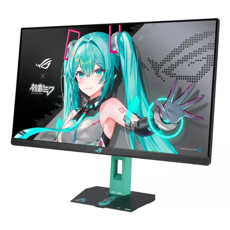 ASUS ROG Strix XG27ACMEG-G Hatsune Miku Edition computer monitor 68.6 cm (27 inch) 2560 x 1440 pixels Wide Quad HD LCD Multicolour