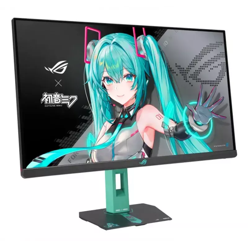 ASUS ROG Strix XG27ACMEG-G Hatsune Miku Edition computer monitor 68.6 cm (27 inch) 2560 x 1440 pixels Wide Quad HD LCD Multicolour