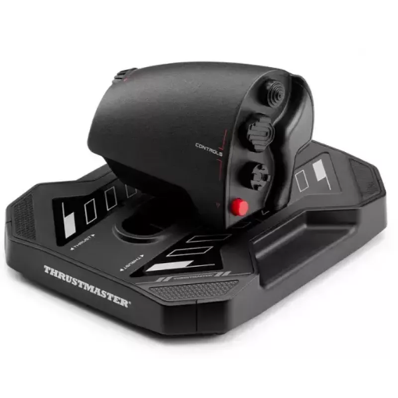 Thrustmaster Sol-R 4 HOTAS Black USB Joystick + engine control lever Analogue / Digital PC