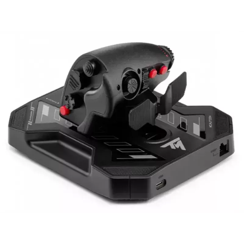 Thrustmaster Sol-R 4 HOTAS Black USB Joystick + engine control lever Analogue / Digital PC