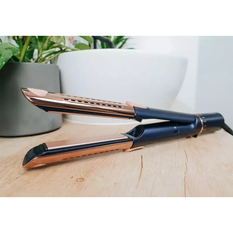 Concept Profi Care VZ8100 hair straightener, blue/gold