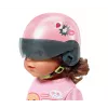 Doll Helmet ZAPF BABY born E-Scooter Helmet 43 cm — textile/plastic, multicolour, age 3–12