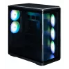 ZALMAN P60 BLACK PC Midi Tower case — ATX/Mini-ITX, tempered glass, 3x120mm side + 2x120mm rear fans, 290×475×478 mm