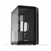 ZALMAN P60 BLACK PC Midi Tower case — ATX/Mini-ITX, tempered glass, 3x120mm side + 2x120mm rear fans, 290×475×478 mm